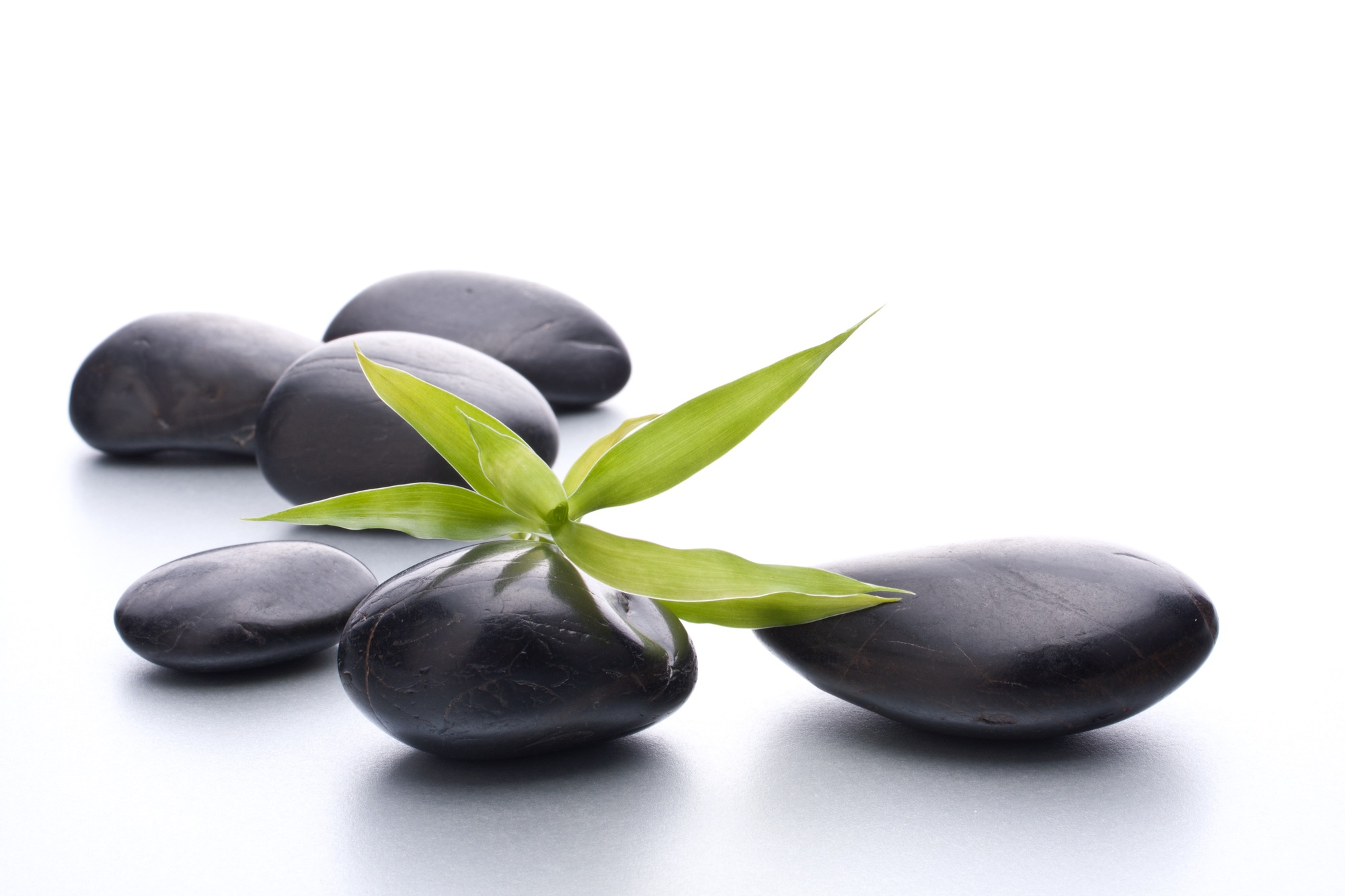 Zen pebbles. Stone spa and healthcare concept.